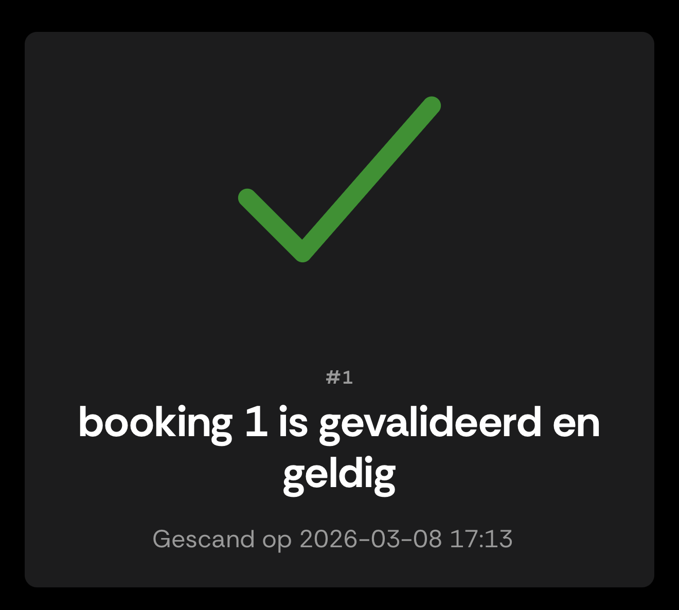 Expected result screen T_1